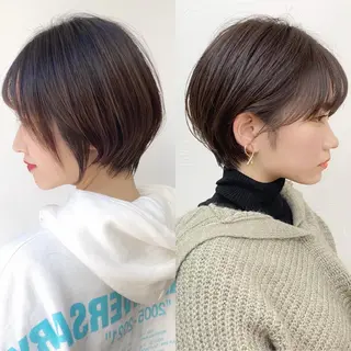 ショート ショート/レイヤー カット/服部タカノリのヘアスタイル