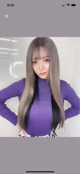 ロング カラー 糸川 伸樹のヘアスタイル