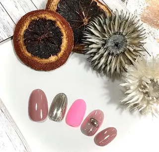 ネイル ⭐︎休業中の練習⭐︎ JNA認定講師髙橋のネイルデザイン