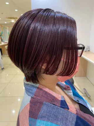 ショート カラー 🩵波巻き／ツイスパ HARU💎のヘアスタイル