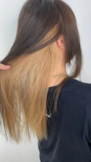 ロング カラー Maya川越/ エクステ/ハイトーンのヘアスタイル