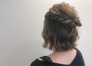 ショート ヘアアレンジ 北堀江【HUE】 アオキ　コータのヘアスタイル
