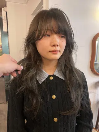 ロング カラー 尾藤 浩一のヘアスタイル
