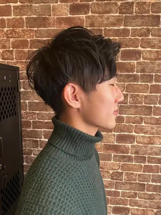 ショート カラー パーマ ヘアアレンジ メンズ キッズ ネイル マツエク・マツパ アイブロウ times salon名駅所属・久木原 ゆりのヘアスタイル