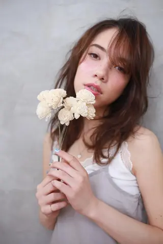 セミロング 松島 涼花のヘアスタイル