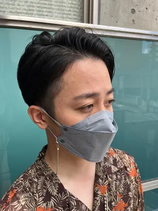 ショート カラー パーマ ヘアアレンジ メンズ ネイル アイブロウ 久木原 ゆりのヘアスタイル