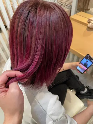ミディアム カラー 北九州美容室 🕊️わかな✂︎のヘアスタイル