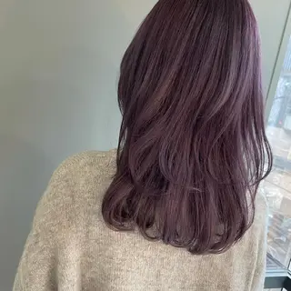 セミロング カラー exfa sakura🪞のヘアスタイル