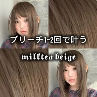 ロング 心斎橋/プルエクステ ハイトーン/カットのヘアスタイル