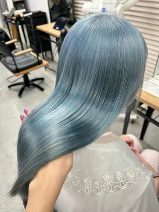 ロング カラー 🧸艶々韓国ヘア 🧁mizunaのヘアスタイル