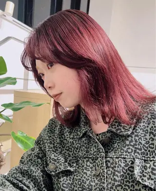 ミディアム カラー パーマ ヘアアレンジ stylist 🌸 kana.のヘアスタイル
