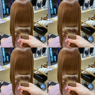 ロング カラー 艶髪×透明感カラー りこのヘアスタイル