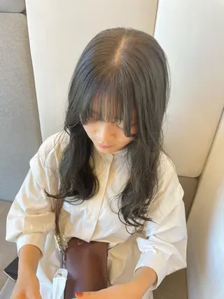 ロング カラー ヘアアレンジ 怪我のため6月末 復帰予定田中瑞希🍃のヘアスタイル