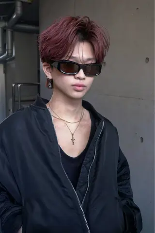 ショート カラー メンズ 湖城 恵吾のヘアスタイル