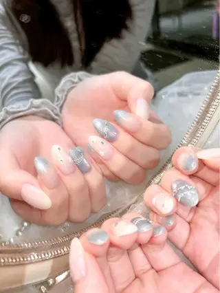 ネイル 【ちゅるん韓国🪄】 Aina🤍のネイルデザイン