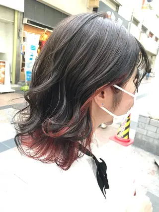 ミディアム カラー 限定クーポン 💕大量更新ブリーチのヘアスタイル