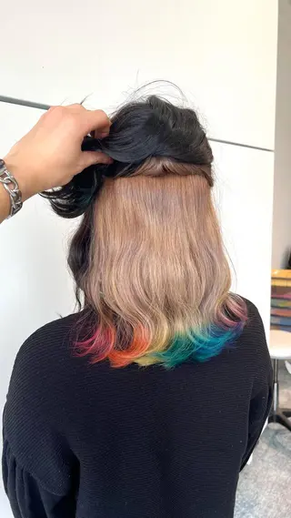 ミディアム カラー カラー特化美容師 💎EIKI💎のヘアスタイル