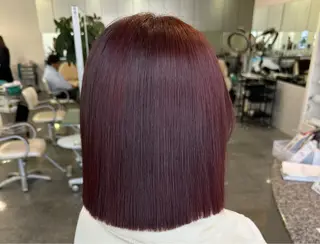 カラー 町田 里奈のヘアスタイル