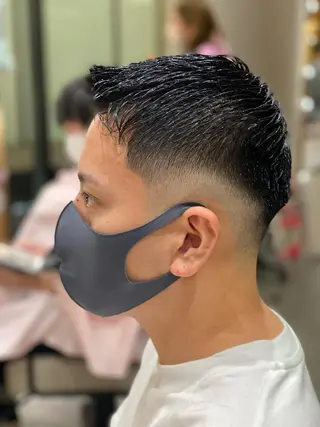 ショート メンズ unopulir 景山　凌のヘアスタイル