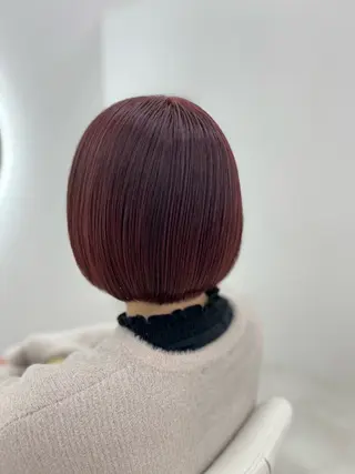 ショート カラー ✄﻿aini天王寺 ✄﻿ゆ乃のヘアスタイル