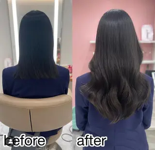 カラー ロング 桃屋 桃屋のヘアスタイル