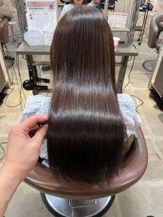 ロング カラー ヲタク美容師 店長　上原のヘアスタイル