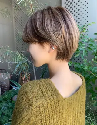 ショート 岡部 ひな/銀座のヘアスタイル