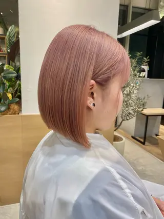 ミディアム 暖色カラー 奥村陽花のヘアスタイル
