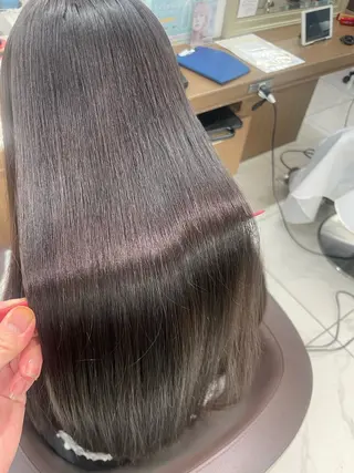 ロング パーマ 小池 絢女のヘアスタイル