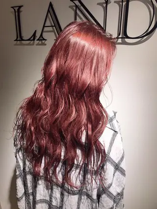 ロング カラー LUXBE LUCE ひなののヘアスタイル