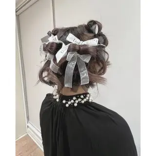 ヘアアレンジ 韓国ヘア 🎀中川綾乃🎀のヘアスタイル
