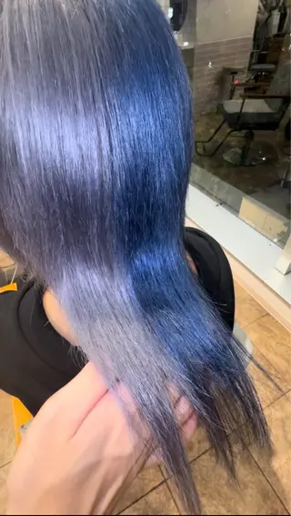 ミディアム カラー heel SENGAWAのヘアスタイル