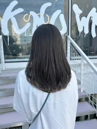 セミロング 溝端 美紀のヘアスタイル