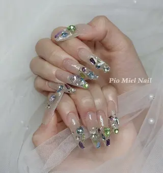ネイル HANA 長さだしのネイルデザイン