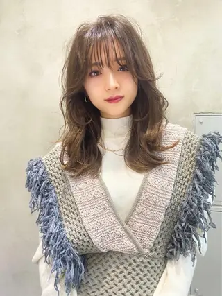 ミディアム カラー ヘアアレンジ ☂️カトウ ケイゴ☂️のヘアスタイル