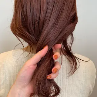ミディアム カラー fuka モデル募集のヘアスタイル