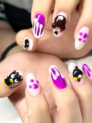 ロング ネイル まり りぃ〜んのネイルデザイン