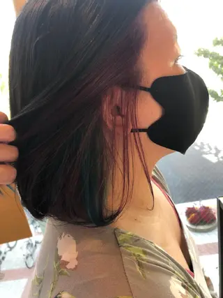 カラー 両国駅徒歩1分⭐️ アイロン仕上げのヘアスタイル