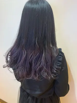 ロング カラー 齊藤 衣梨佳のヘアスタイル