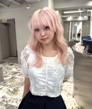 ロング カラー GEM/ハイトーン /名駅/kanaeのヘアスタイル