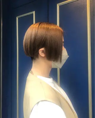 ショート カラー 🎀♥️推しカラー tomoka💜🍭のヘアスタイル