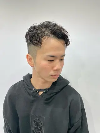 ショート パーマ 💈メンズパーマ💈 ナカザワ リョウのヘアスタイル