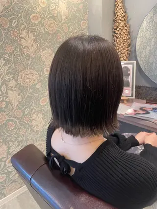 ミディアム hair make echo滿木あい花のヘアスタイル