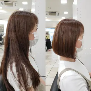 ミディアム ボブ・ロブ　福田 泰久✂️✨のヘアスタイル