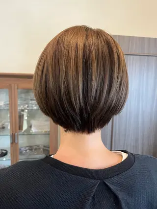 ショート カラー 髪質改善✨似合わせ カット✂️加藤真紀のヘアスタイル