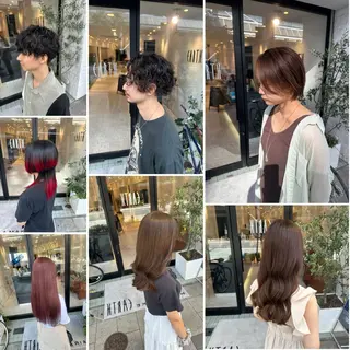 ミディアム 縮毛矯正/髪質改善 EARTH髙橋のヘアスタイル