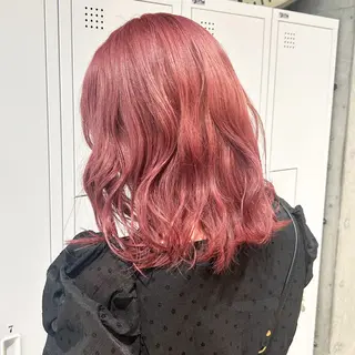 ミディアム カラー 🤡暖色レイヤー 🤡みさきのヘアスタイル