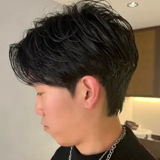 メンズ センターパート特化/ メンズカット/ヒロキのヘアスタイル