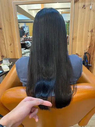 ロング ⚪️髪質改善 縮毛 店長 コウ⚪️のヘアスタイル
