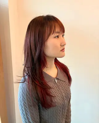 ロング カラー 佐藤 悠生 メンズパーマ.カットのヘアスタイル